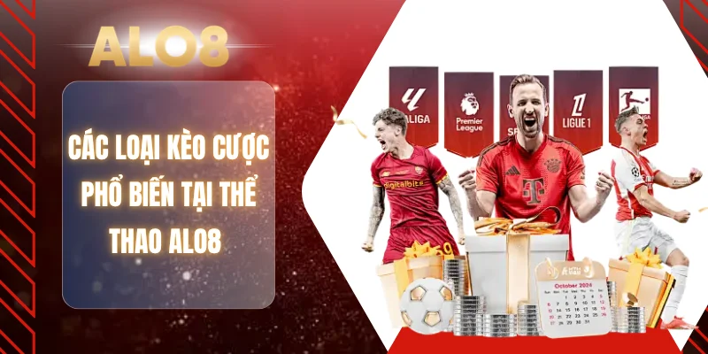 Các loại kèo cược phổ biến tại thể thao ALO8